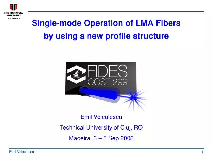 single mode operation of lma fibers by using a new profile structure