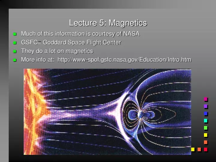 lecture 5 magnetics
