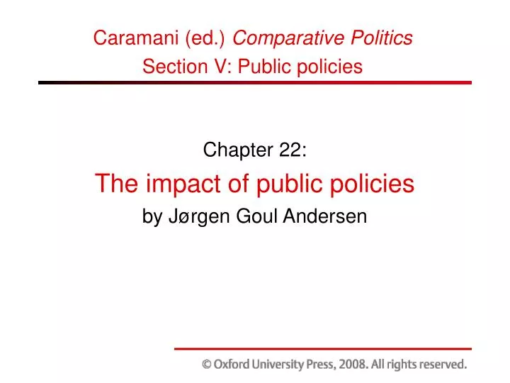 chapter 22 the impact of public policies by j rgen goul andersen