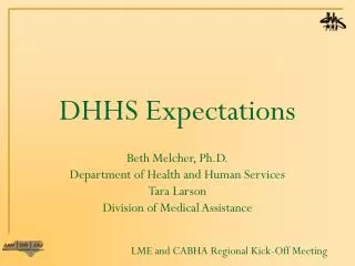 DHHS Expectations