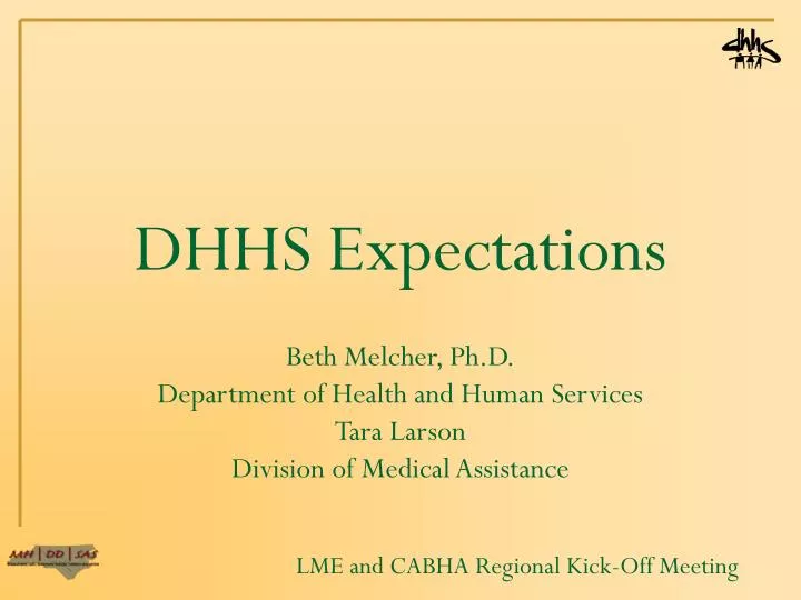 dhhs expectations