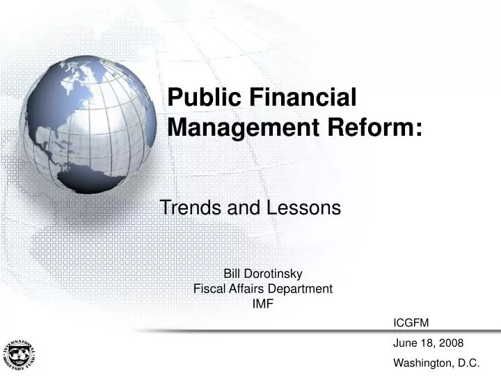 public financial management reform