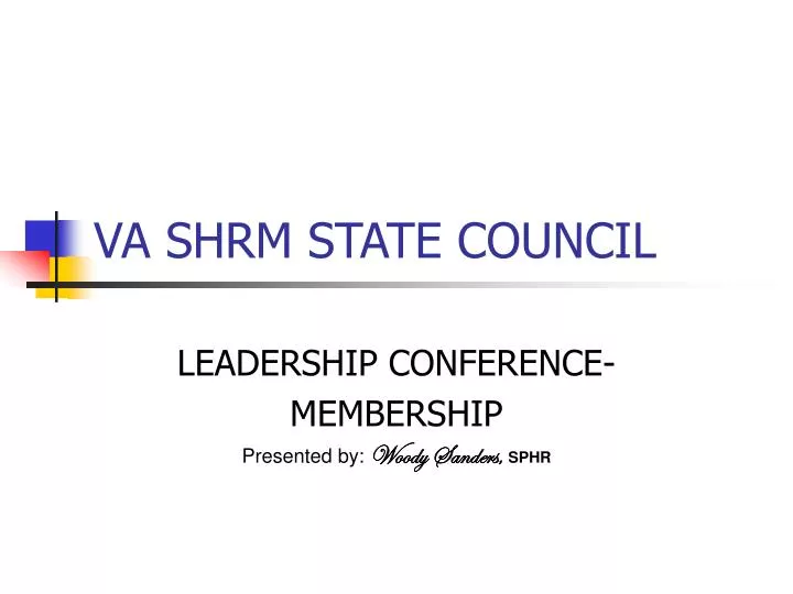 va shrm state council