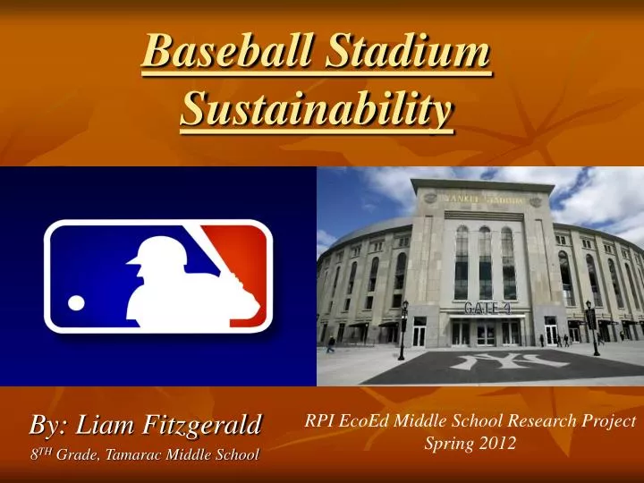 baseball stadium sustainability