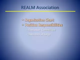 REALM Association