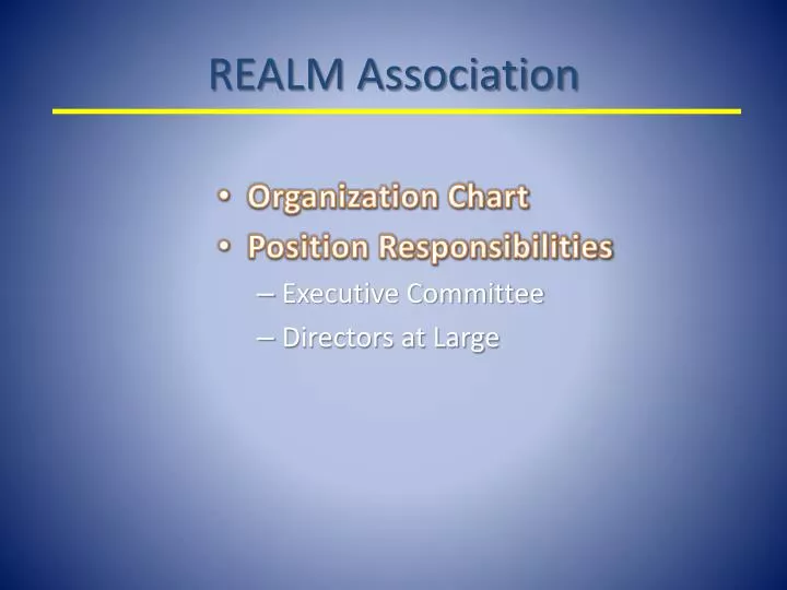 realm association