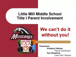 Little Mill Middle School Title I Parent Involvement