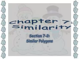 Chapter 7: Similarity