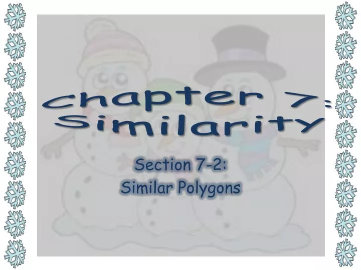 chapter 7 similarity