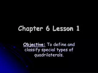 chapter 6 lesson 1