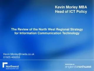 Kevin Morley MBA Head of ICT Policy