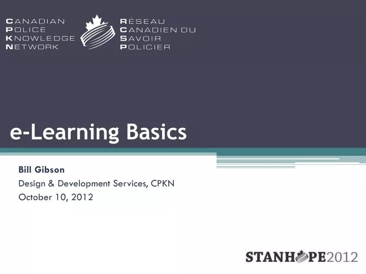 e learning basics
