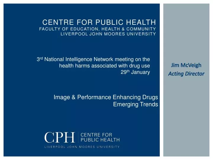 centre for public health faculty of education health community liverpool john moores university
