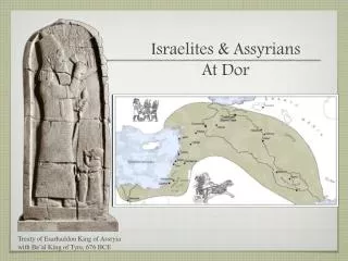 Israelites &amp; Assyrians At Dor