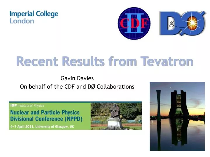 recent results from tevatron