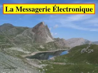 la messagerie lectronique