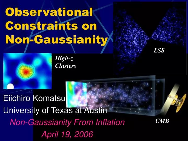 observational constraints on non gaussianity