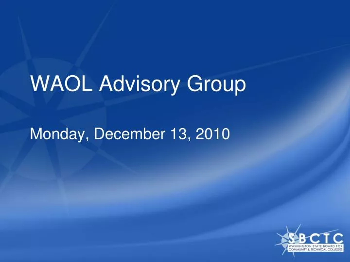 waol advisory group