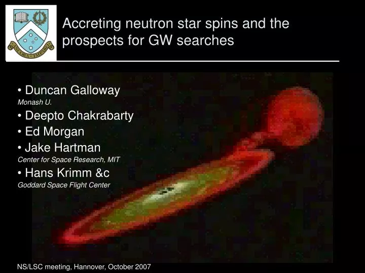 accreting neutron star spins and the prospects for gw searches