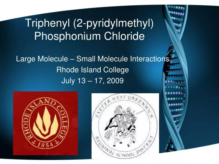 triphenyl 2 pyridylmethyl phosphonium chloride