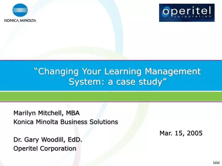 changing your learning management system a case study