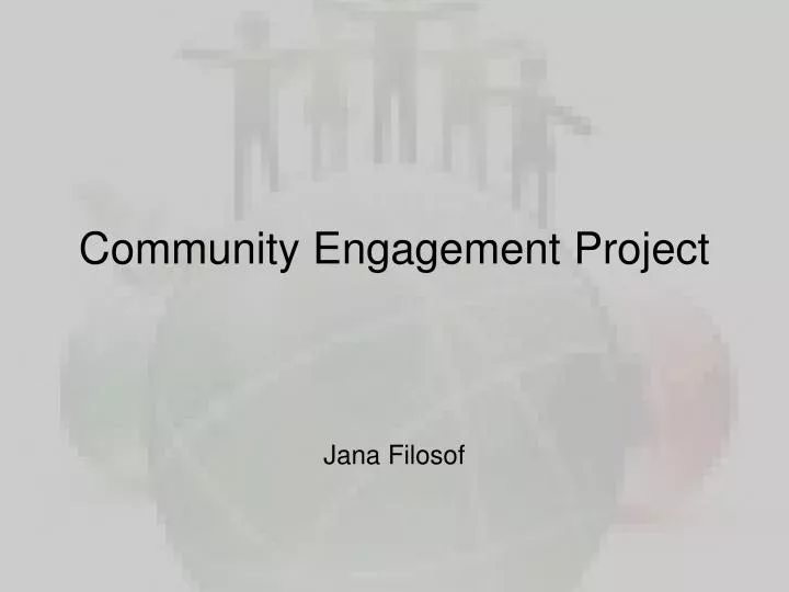 community engagement project