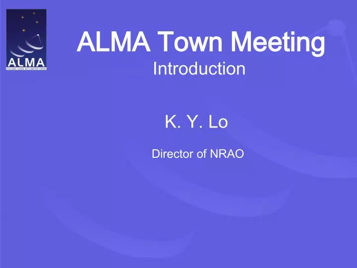 alma town meeting introduction