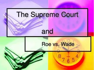 The Supreme Court and
