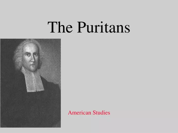 the puritans