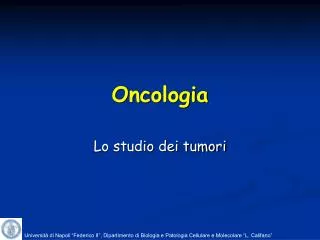 oncologia