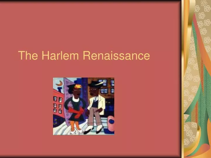 the harlem renaissance