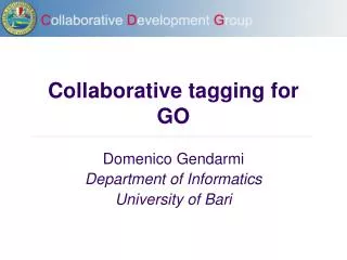 Collaborative tagging for GO