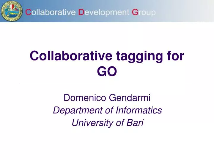 collaborative tagging for go