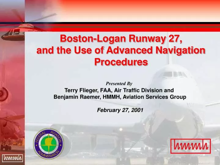 boston logan runway 27 and the use of advanced navigation procedures