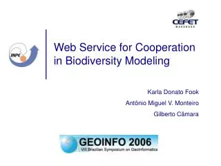 Web Service for Cooperation in Biodiversity Modeling