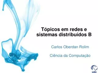 t picos em redes e sistemas distribu dos b