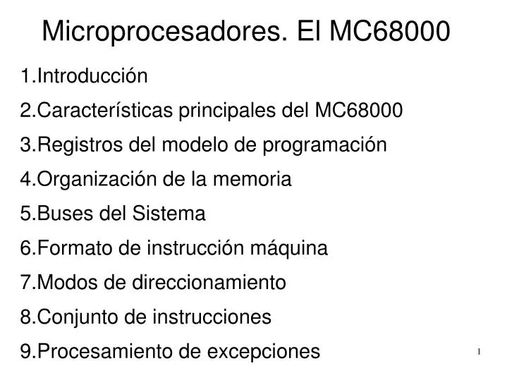 microprocesadores el mc68000