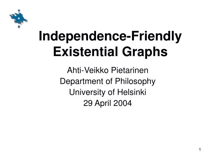 independence friendly existential graphs