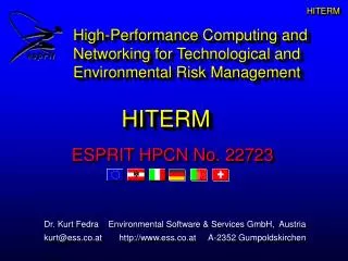 Dr. Kurt Fedra Environmental Software &amp; Services GmbH, Austria