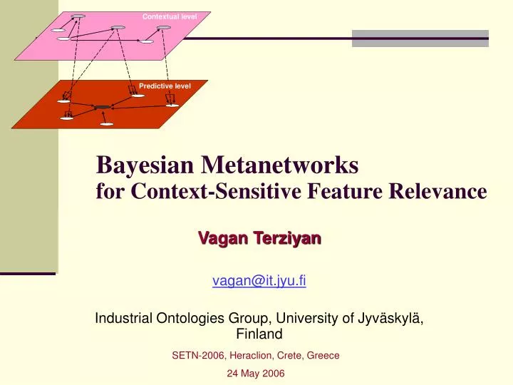 bayesian metanetworks for context sensitive feature relevance