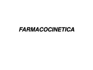 farmacocinetica
