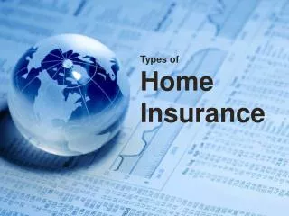 Types of Home Insurance in Calgary