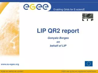 LIP QR2 report