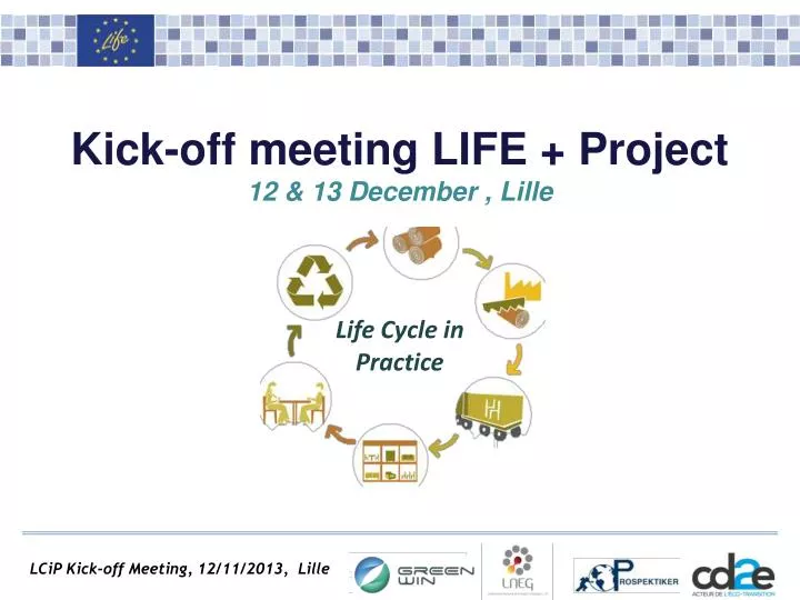 kick off meeting life project 12 13 december lille