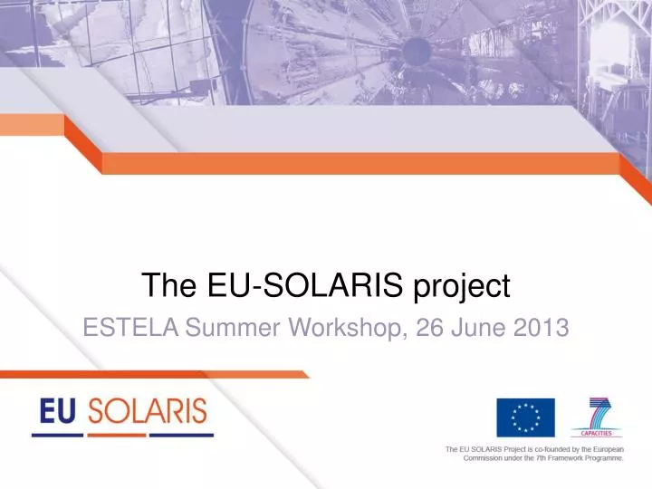 the eu solaris project