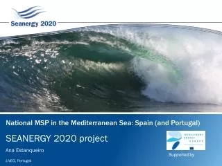 National MSP in the Mediterranean Sea: Spain (and Portugal)