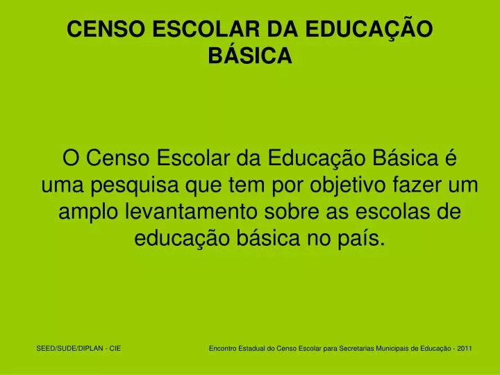 censo escolar da educa o b sica