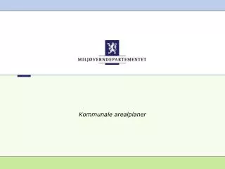 kommunale arealplaner