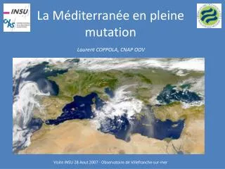la m diterran e en pleine mutation