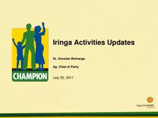 Iringa Activities Updates